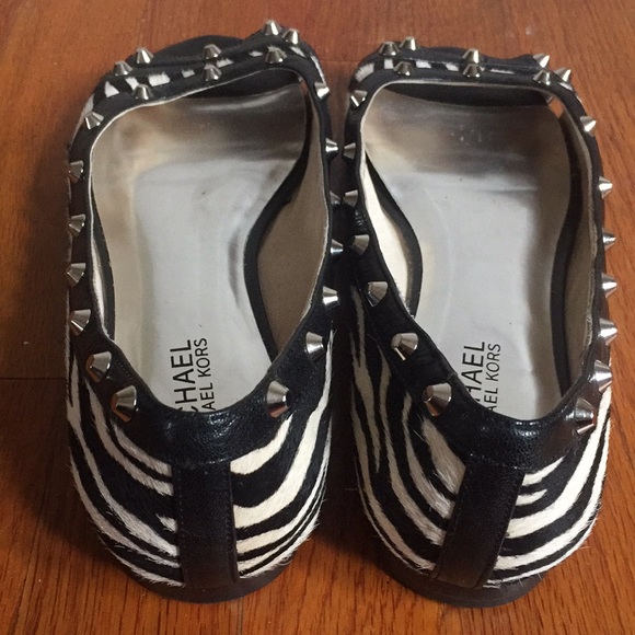Michael Kors Zebra Print Flats - Picture 3 of 4